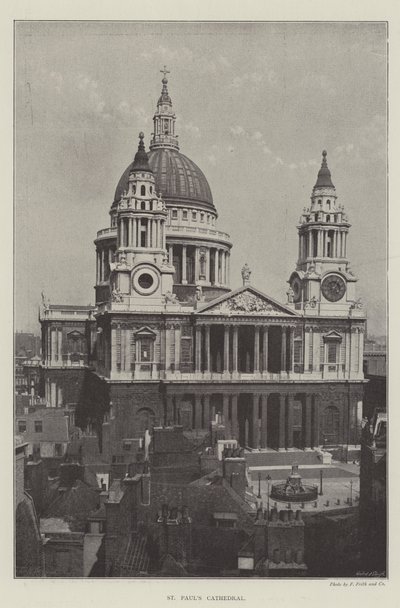 Catedral de San Pablo (grabado) de English School