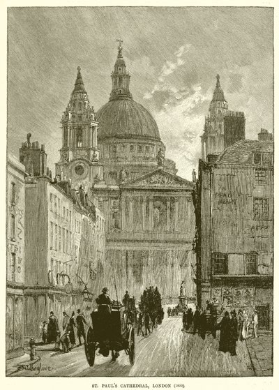 Catedral de San Pablo, Londres (1890) de English School