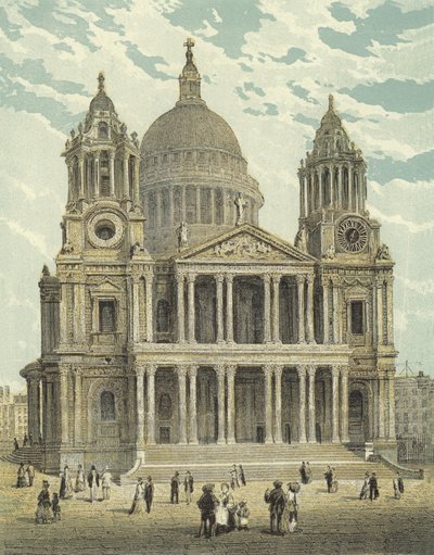 Catedral de San Pablo, El Frente Occidental de English School