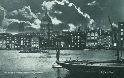 Catedral de San Pablo desde Bankside de English School