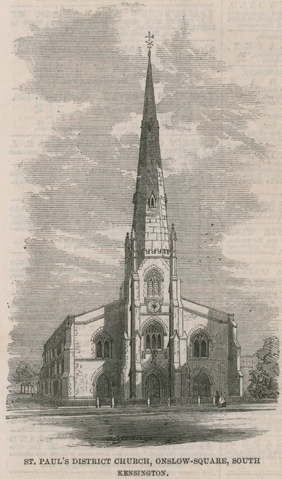 Iglesia del Distrito de San Pablo, Onslow Square, South Kensington de English School