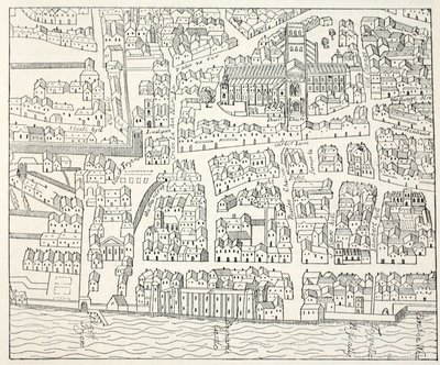 San Pablo y Vecindario, del Plan de Aggas, 1563 de English School