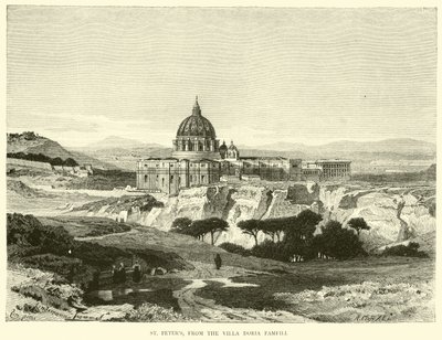 San Pedro, desde la Villa Doria Pamfili de English School