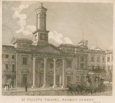 Capilla de San Felipe, Regent Street, Londres de English School