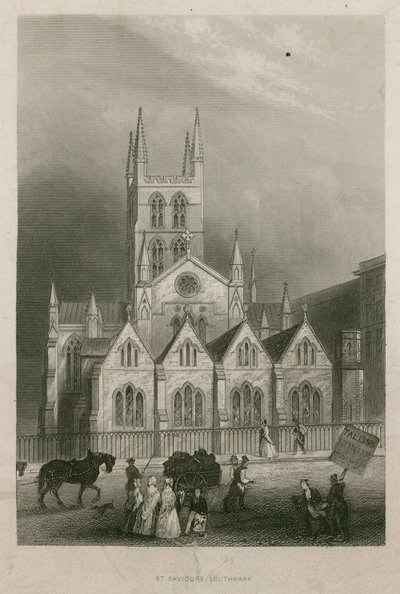 Iglesia de San Salvador, Southwark, Surrey de English School