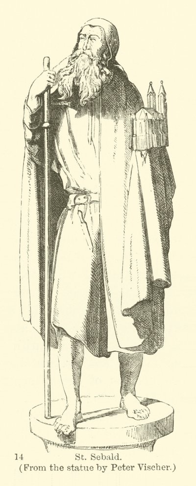 San Sebaldo, de la estatua de Peter Vischer de English School