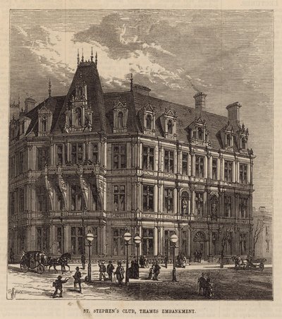 St Stephens Club, Thames Embankment de English School
