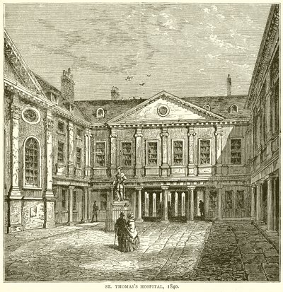 Hospital de St. Thomas, 1840 de English School