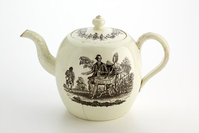 Tetera de Staffordshire Wedgwood, c.1775-85 de English School