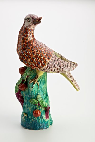Figura de pájaro de Staffordshire, c.1750-1850 de English School