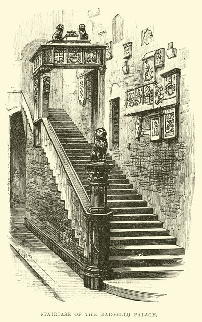 Escalera del Palacio Bargello de English School