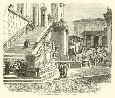 Escaleras del Palacio Senatorial, Roma de English School