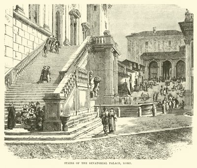 Escaleras del Palacio Senatorial, Roma de English School
