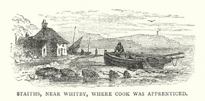 Staiths, cerca de Whitby, donde Cook fue aprendiz de English School