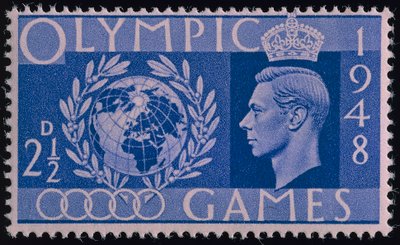 Sello conmemorativo de los Juegos Olímpicos de Londres 1948 de English School