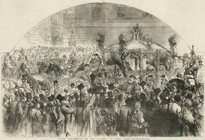 Procesión estatal de Su Majestad para abrir el Parlamento de English School