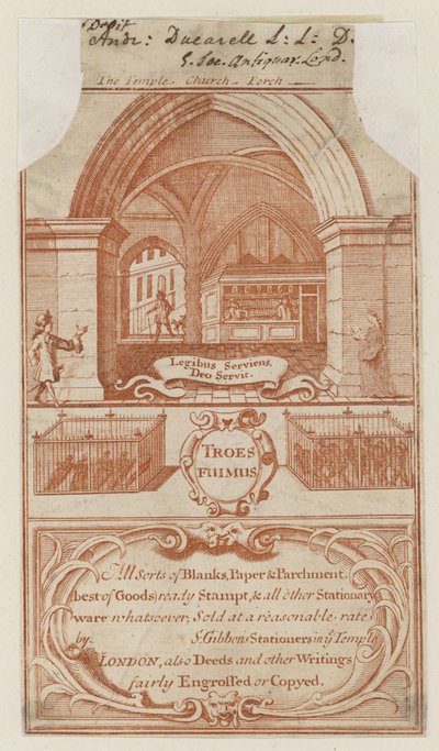 Tarjeta comercial de papelería de English School