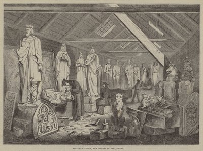 Sala de estatuas, Nuevas Casas del Parlamento de English School