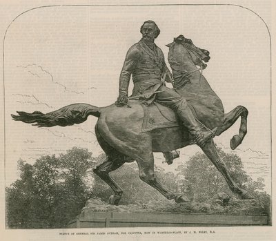 Estatua del General Sir James Outram, para Calcuta, ahora en Waterloo Place de English School