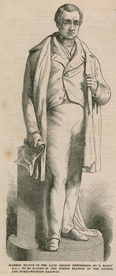 Estatua de George Stephenson de English School
