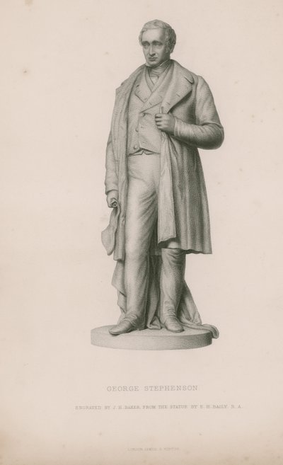Estatua de George Stephenson de English School