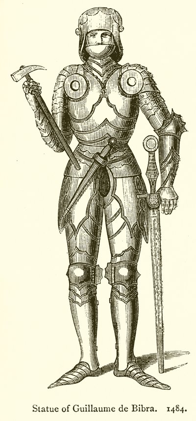 Estatua de Guillaume de Bibra. 1484 de English School