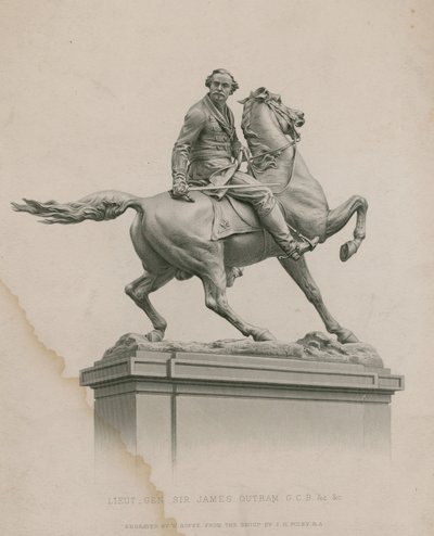 Estatua del Teniente General Sir James Outram, GCB, Calcuta de English School