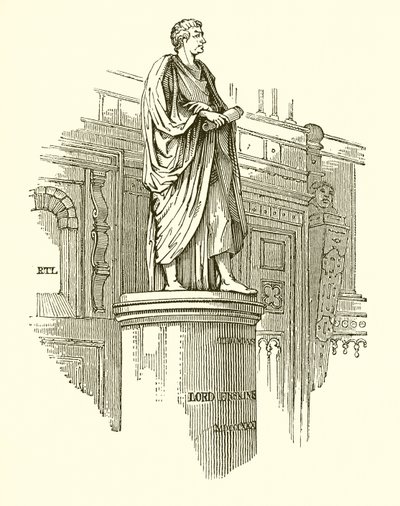 Estatua de Lord Erskine en Lincolns Inn Hall de English School