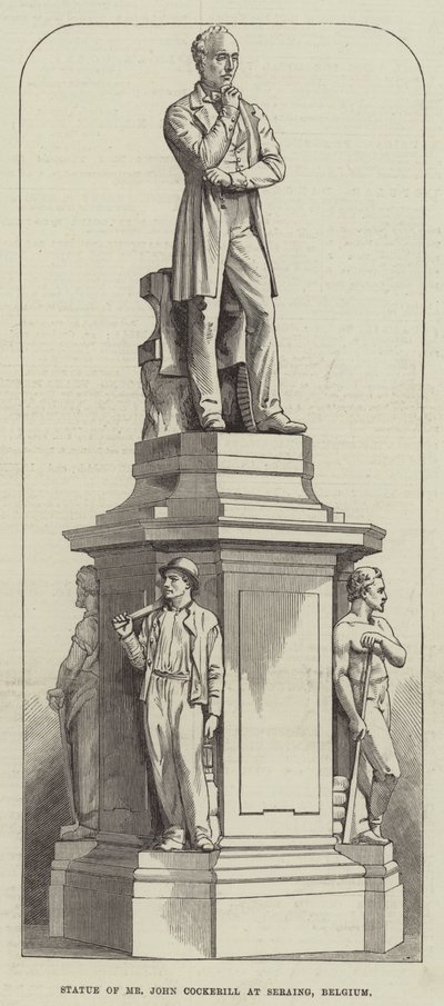 Estatua del Sr. John Cockerill en Seraing, Bélgica de English School