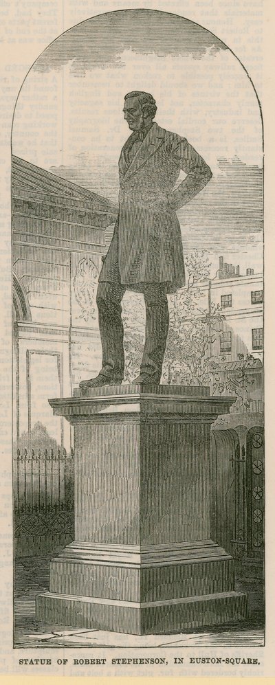 Estatua de Robert Stephenson de English School