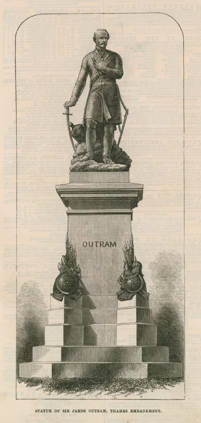 Estatua de Sir James Outram de English School
