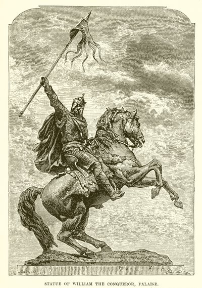 Estatua de Guillermo el Conquistador, Falaise de English School