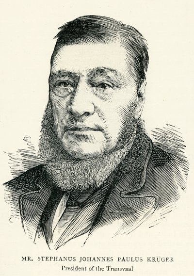 Stephanus Johannes Paulus Kruger (1825-1904) Ilustración para The Graphic de English School