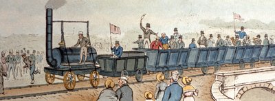 Ferrocarril Stockton-Darlington. circa 1830 de English School