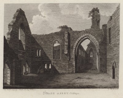 Abadía de Strade, Condado de Mayo, Irlanda de English School