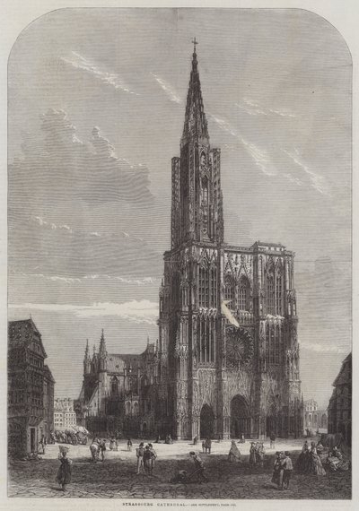 Catedral de Estrasburgo (grabado) de English School