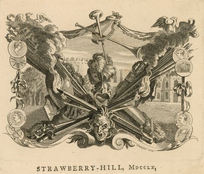 Strawberry Hill, Londres, 1760 de English School