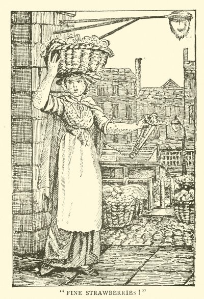 Vendedora de fresas de English School