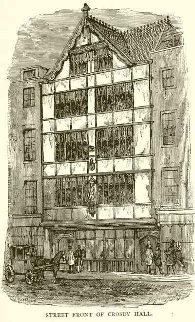 Fachada de la calle de Crosby Hall de English School