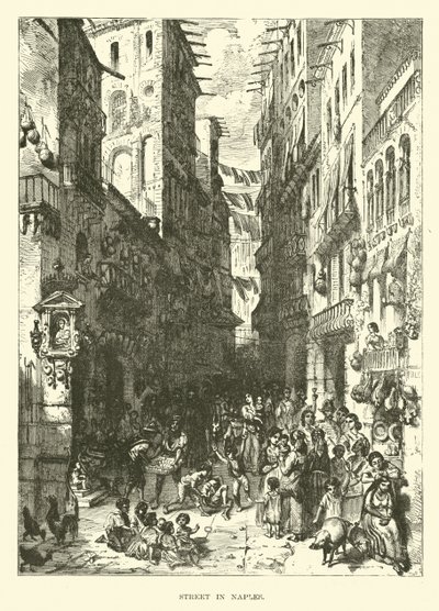 Calle en Nápoles de English School