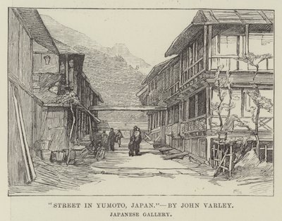 Calle en Yumoto, Japón de English School