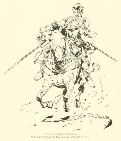 Estudio de un artillero herido, RHA de English School