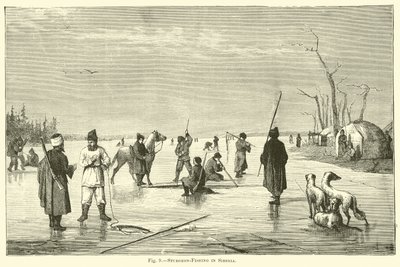 Pesca de esturión en Siberia de English School
