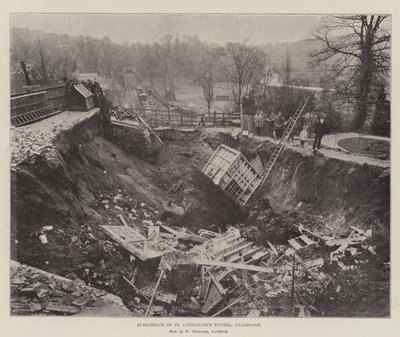 Hundimiento del Túnel de Santa Catalina, Guildford de English School