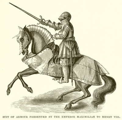 Armadura presentada por el emperador Maximiliano a Enrique VIII de English School