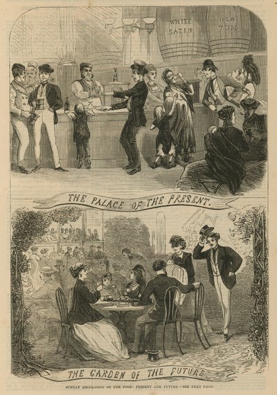 Recreación dominical de los pobres: El palacio del presente, el jardín del futuro de English School