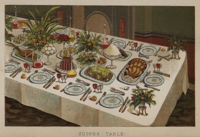 Mesa de cena de English School