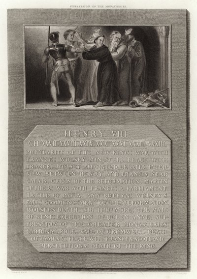 Supresión de los monasterios de English School