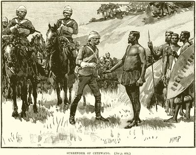 Rendición de Cetewayo de English School
