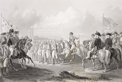Rendición de Lord Cornwallis en Yorktown, Virginia, 19 de octubre de 1781, de 